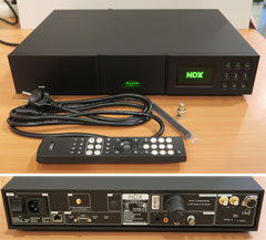 Naim Audio NDX<br/>Inzahlungnahme im technisch wie optisch sehr guten Zustand. <br/>Streamer mit drei DigitaleingÃ¤ngen.